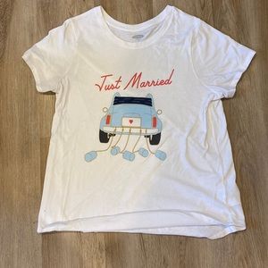 Just Married shirt